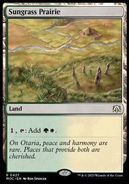 Sungrass Prairie - Commander: March of the Machine (Rare) [MOC-427]