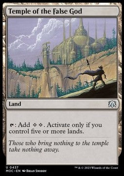 Temple of the False God - Commander: March of the Machine (Uncommon) [MOC-437]