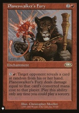 Planeswalker's Fury - The List (Rare) [ZNL-70]