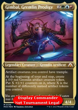 Gimbal, Gremlin Prodigy (V.2) - Commander: March of the Machine: Extras (Mythic) [XMOC-136]