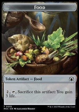 Food Token // Replicated Ring Token - Commander: March of the Machine: Extras (Token) [XMOC-T 35/41]