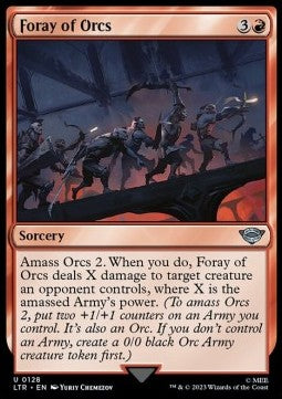 Foray of Orcs - The Lord of the Rings: Tales of Middle-earth (Uncommon) [LTR-128]