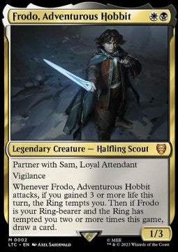 Frodo, Adventurous Hobbit - Commander: The Lord of the Rings: Tales of Middle-earth (Mythic) [LTC-2]