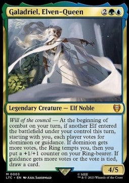 Galadriel, Elven-Queen - Commander: The Lord of the Rings: Tales of Middle-earth (Mythic) [LTC-3]
