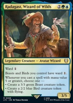 Radagast, Wizard of Wilds - Commander: The Lord of the Rings: Tales of Middle-earth (Rare) [LTC-66]
