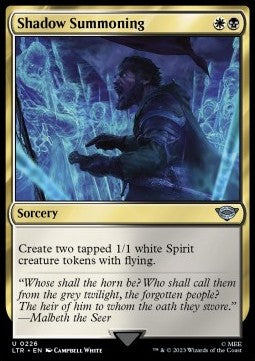 Shadow Summoning - The Lord of the Rings: Tales of Middle-earth (Uncommon) [LTR-226]