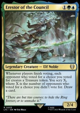 Erestor of the Council - Commander: The Lord of the Rings: Tales of Middle-earth (Rare) [LTC-53]