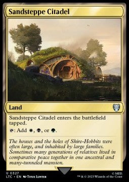 Sandsteppe Citadel - Commander: The Lord of the Rings: Tales of Middle-earth (Uncommon) [LTC-327]