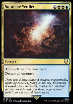 Supreme Verdict - Commander: The Lord of the Rings: Tales of Middle-earth (Rare) [LTC-272]