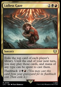 Lidless Gaze - Commander: The Lord of the Rings: Tales of Middle-earth (Rare) [LTC-59]