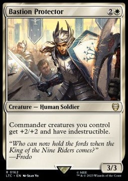 Bastion Protector - Commander: The Lord of the Rings: Tales of Middle-earth (Rare) [LTC-162]