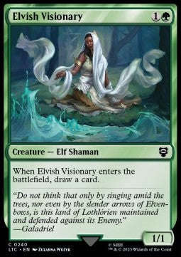 Elvish Visionary - Commander: The Lord of the Rings: Tales of Middle-earth (Common) [LTC-240]