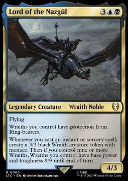 Lord of the Nazgûl - Commander: The Lord of the Rings: Tales of Middle-earth (Rare) [LTC-60]