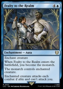 Fealty to the Realm - Commander: The Lord of the Rings: Tales of Middle-earth (Rare) [LTC-21]