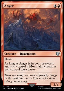 Anger - Commander: The Lord of the Rings: Tales of Middle-earth (Uncommon) [LTC-210]