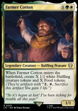 Farmer Cotton - Commander: The Lord of the Rings: Tales of Middle-earth (Rare) [LTC-55]