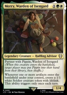 Merry, Warden of Isengard - Commander: The Lord of the Rings: Tales of Middle-earth (Rare) [LTC-61]