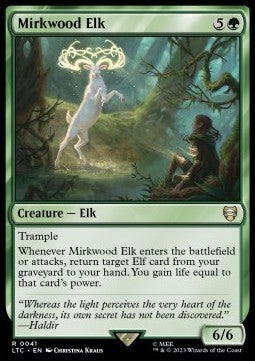 Mirkwood Elk - Commander: The Lord of the Rings: Tales of Middle-earth (Rare) [LTC-41]