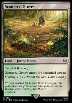 Scattered Groves - Commander: The Lord of the Rings: Tales of Middle-earth (Rare) [LTC-328]