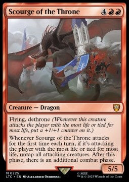 Scourge of the Throne - Commander: The Lord of the Rings: Tales of Middle-earth (Mythic) [LTC-225]