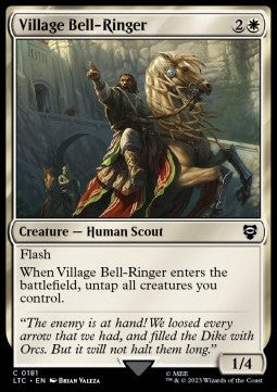 Village Bell-Ringer - Commander: The Lord of the Rings: Tales of Middle-earth (Common) [LTC-181]
