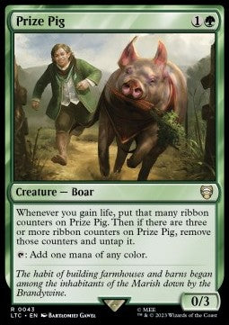 Prize Pig - Commander: The Lord of the Rings: Tales of Middle-earth (Rare) [LTC-43]