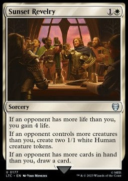 Sunset Revelry - Commander: The Lord of the Rings: Tales of Middle-earth (Uncommon) [LTC-177]