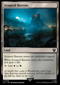 Scoured Barrens - Commander: The Lord of the Rings: Tales of Middle-earth (Common) [LTC-329]