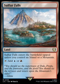 Sulfur Falls - Commander: The Lord of the Rings: Tales of Middle-earth (Rare) [LTC-333]