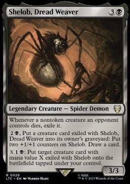 Shelob, Dread Weaver - Commander: The Lord of the Rings: Tales of Middle-earth (Rare) [LTC-29]