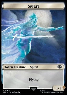 Spirit Token (White 1/1) - The Lord of the Rings: Tales of Middle-earth: Extras (Token) [XLTR-T03]