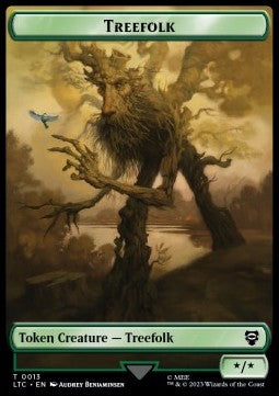 Treefolk Token (G */*) // Food Token - Commander: The Lord of the Rings: Tales of Middle-earth: Extras (Token) [XLTC-T 13/9]