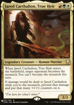 Jared Carthalion, True Heir - The List (Rare) [ZNL-281]
