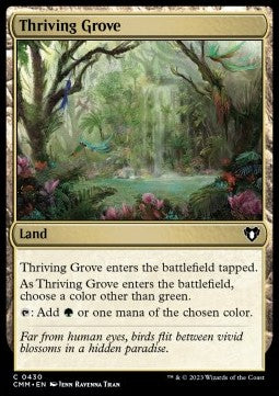 Thriving Grove - Commander Masters (Common) [CMM-430]