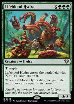 Lifeblood Hydra - Commander Masters (Rare) [CMM-303]