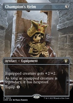 Champion's Helm (V.2) - Commander Masters: Extras (Rare) [XCMM-654]