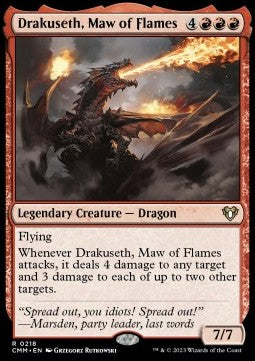 Drakuseth, Maw of Flames - Commander Masters (Rare) [CMM-218]