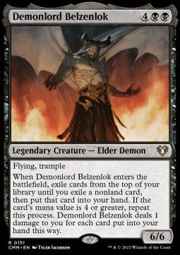 Demonlord Belzenlok - Commander Masters (Rare) [CMM-151]