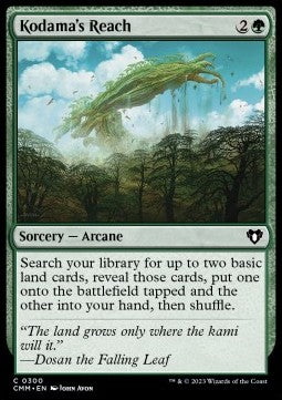 Kodama's Reach - Commander Masters (Common) [CMM-300]