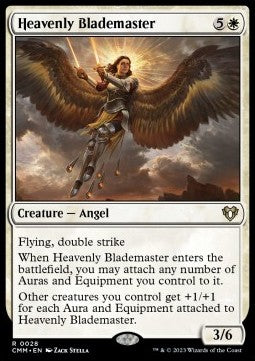Heavenly Blademaster - Commander Masters (Rare) [CMM-28]