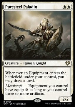 Puresteel Paladin - Commander Masters (Rare) [CMM-51]