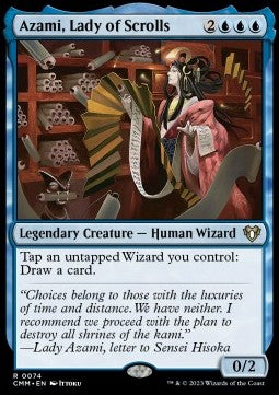 Azami, Lady of Scrolls - Commander Masters (Rare) [CMM-74]