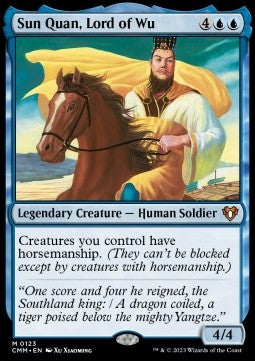 Sun Quan, Lord of Wu - Commander Masters (Mythic) [CMM-123]