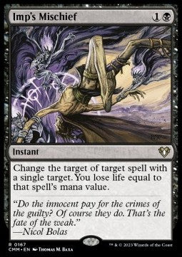 Imp's Mischief - Commander Masters (Rare) [CMM-167]