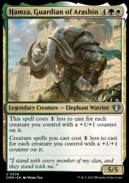 Hamza, Guardian of Arashin - Commander Masters (Uncommon) [CMM-339]