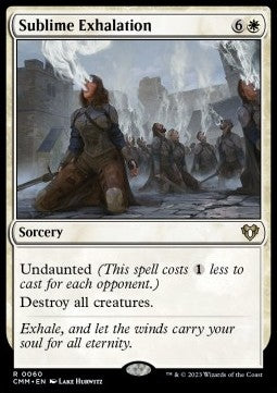 Sublime Exhalation - Commander Masters (Rare) [CMM-60]