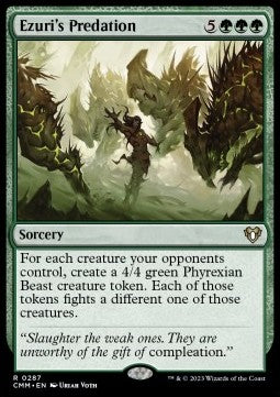 Ezuri's Predation - Commander Masters (Rare) [CMM-287]