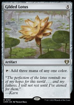 Gilded Lotus - Commander Masters (Rare) [CMM-387]