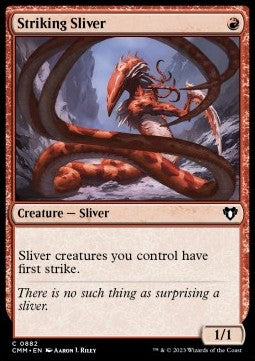 Striking Sliver - Commander Masters: Extras (Common) [XCMM-882]
