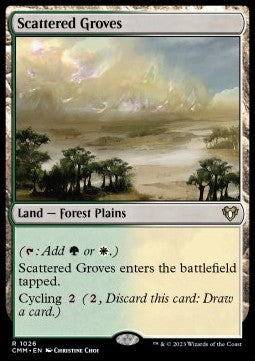 Scattered Groves - Commander Masters: Extras (Rare) [XCMM-1026]